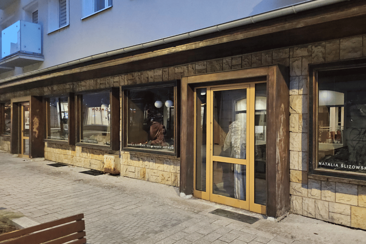 Pusty lokal przy ulicy Hawelańskiej 9 w Gorzowie